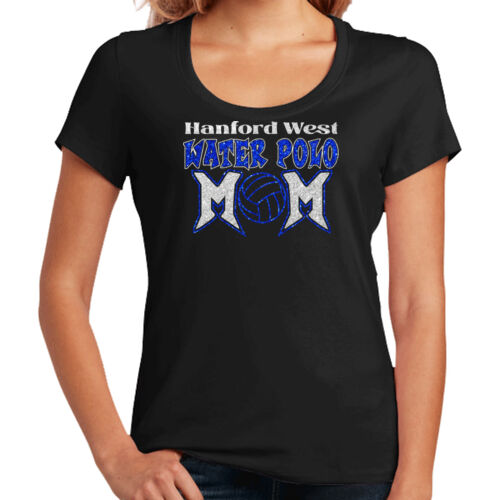 Glitter Water Polo Mom Tshirt Thumbnail